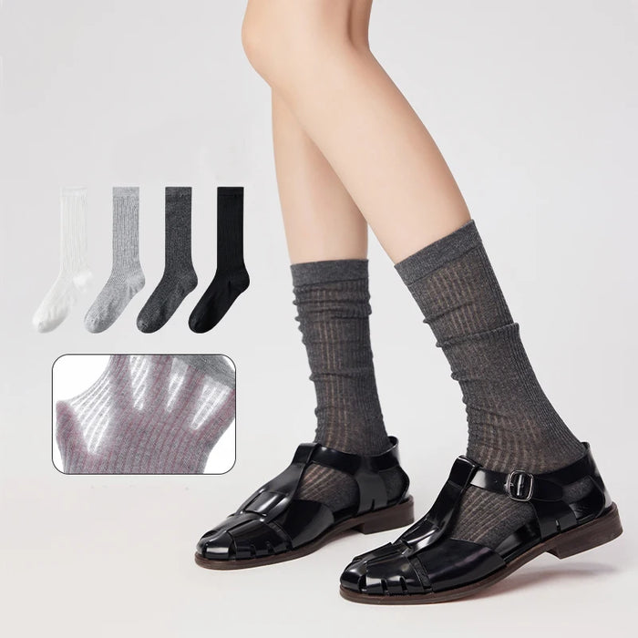 Hollow Mesh Breathable Ballet Style Socks