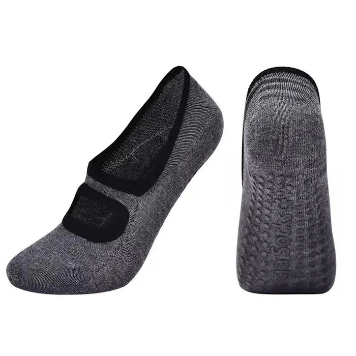 Multi Colored Plus Size Women's Yoga Socks