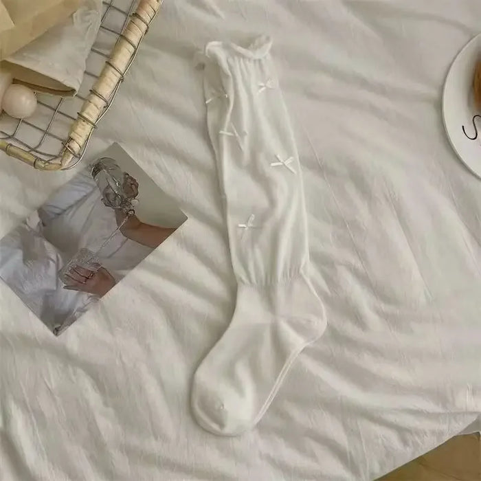 1/2 pairs  Japanese Style Bandage Bowknot Sock