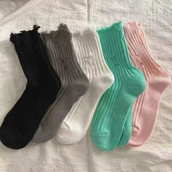 Women Ripped Socks