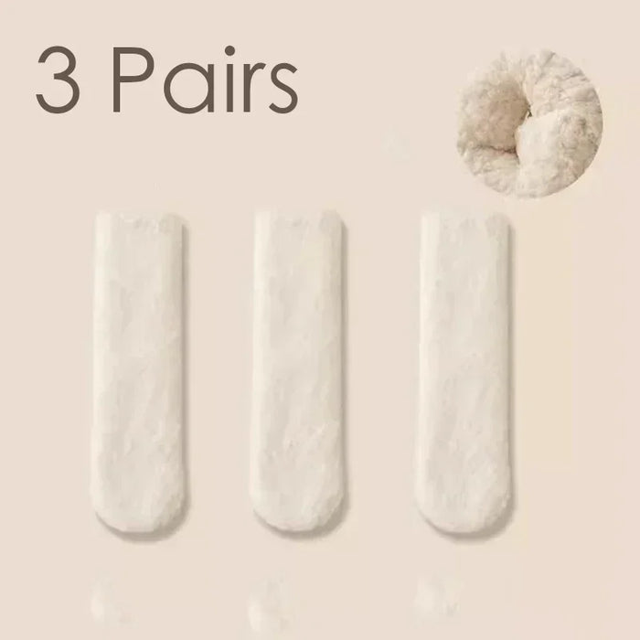 3 Pairs Women/ Men Slipper Winter Couple Socks