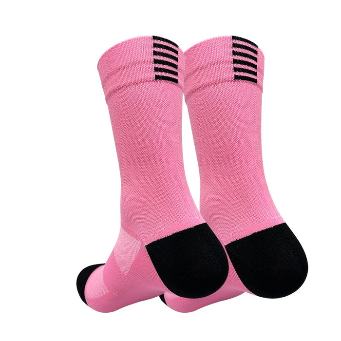 Cycling Socks Running Quick Dry Medium Cylinder