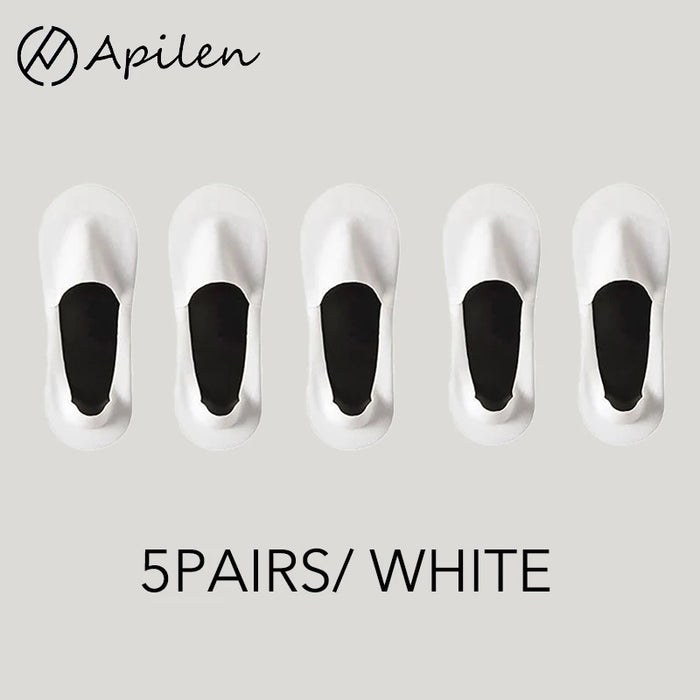 5P/ Men Non Slip Invisible Socks