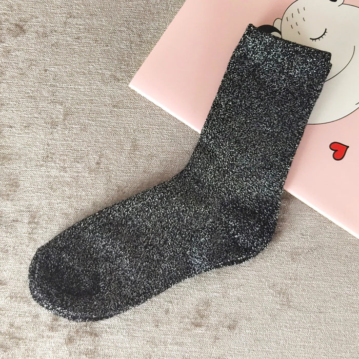 29 colours fashion shiny socks