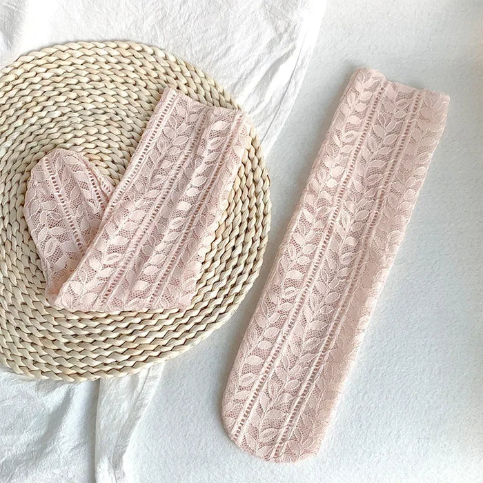 Summer Thin Hollow Breathable Loose Long Socks