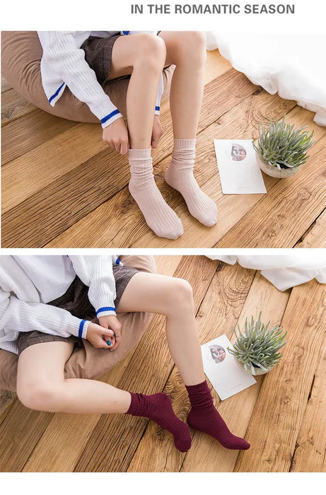 Daily Loose Socks Cotton