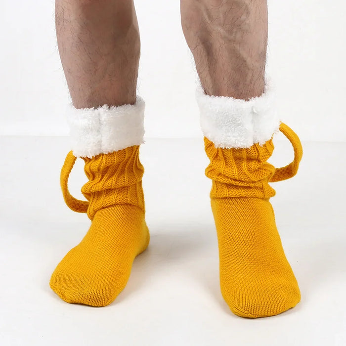 3D Beer Mug Socks