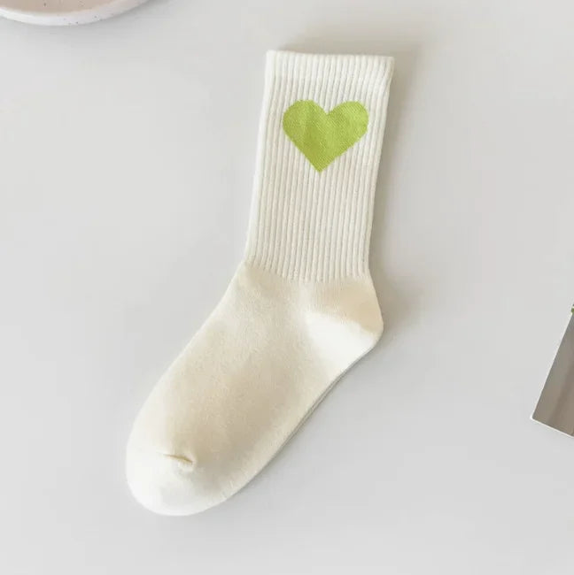 Smiling Face Cartoon Cotton Socks