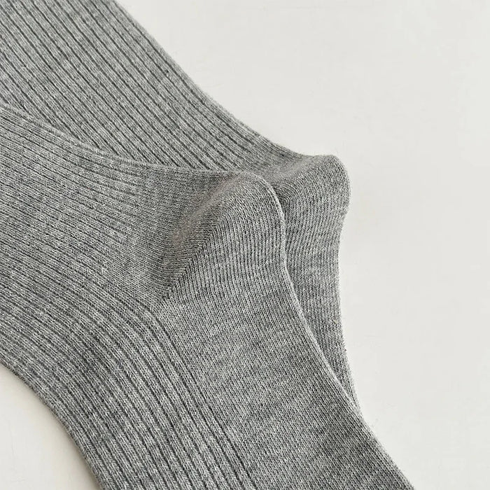 Sweet Bowknot Tied Middle Tube Socks Women Heel Bow Socks