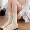 1-3pairs-hollow-socks-women-solid-color-sweet-mesh-mid-tube-stockings-girls-spring-summer-breathable-cotton-lace-roll-edge-socks