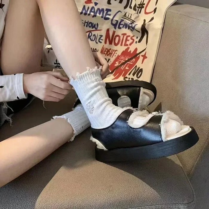 Women Ripped Socks