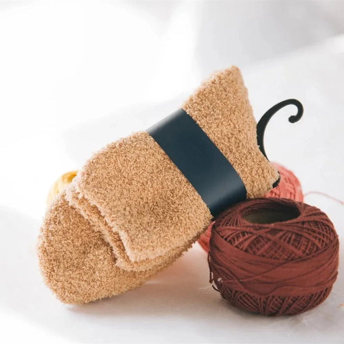 1/3pairs Men Coral Fleece Socks