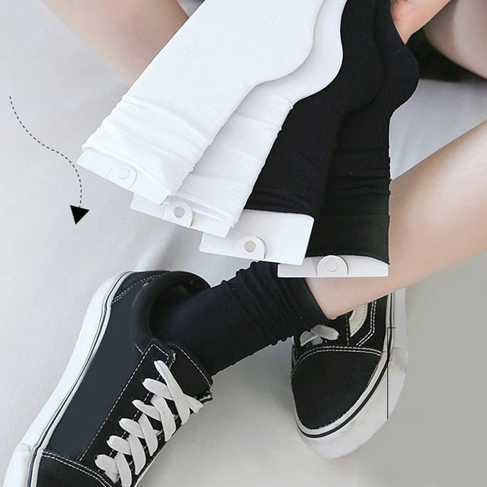 Ice Loose Calf Tube Sock Colorful Knee Nylon Socks