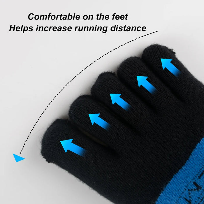 1 Double Running Five Finger Socks