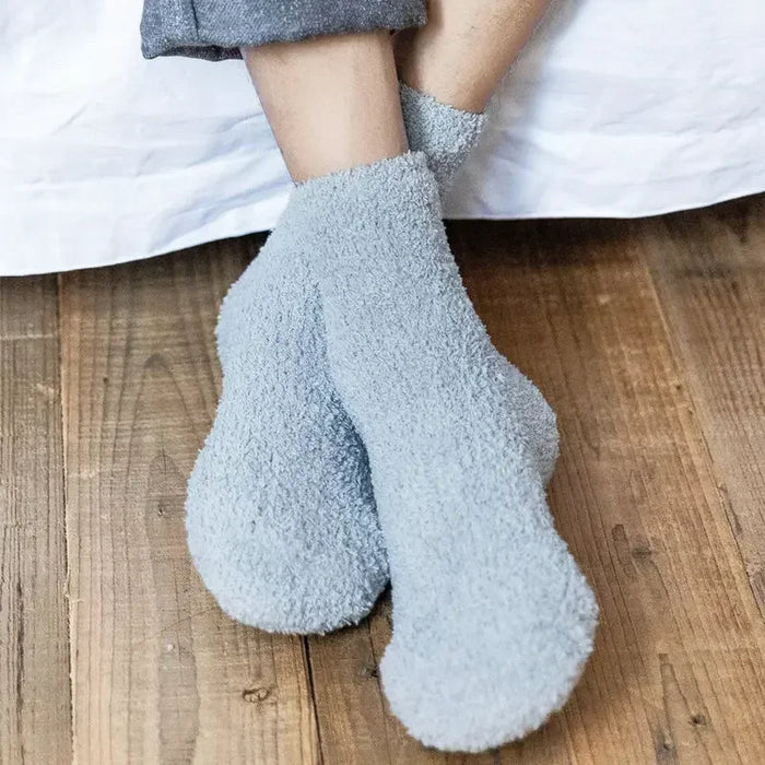 1/3pairs Men Coral Fleece Socks