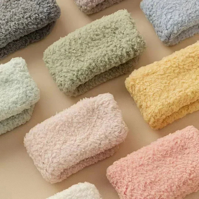 3 Pairs Women/ Men Slipper Winter Couple Socks