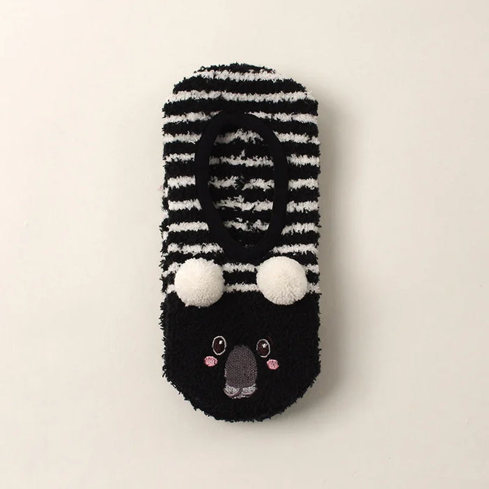 Cute winter grip indoor socks