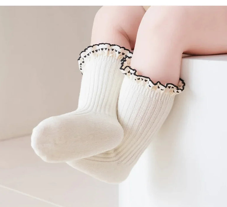 Heart Lace Princess Sock