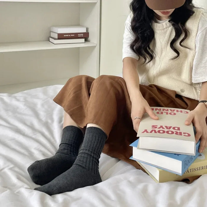 Japanese Style School Girls High Socks