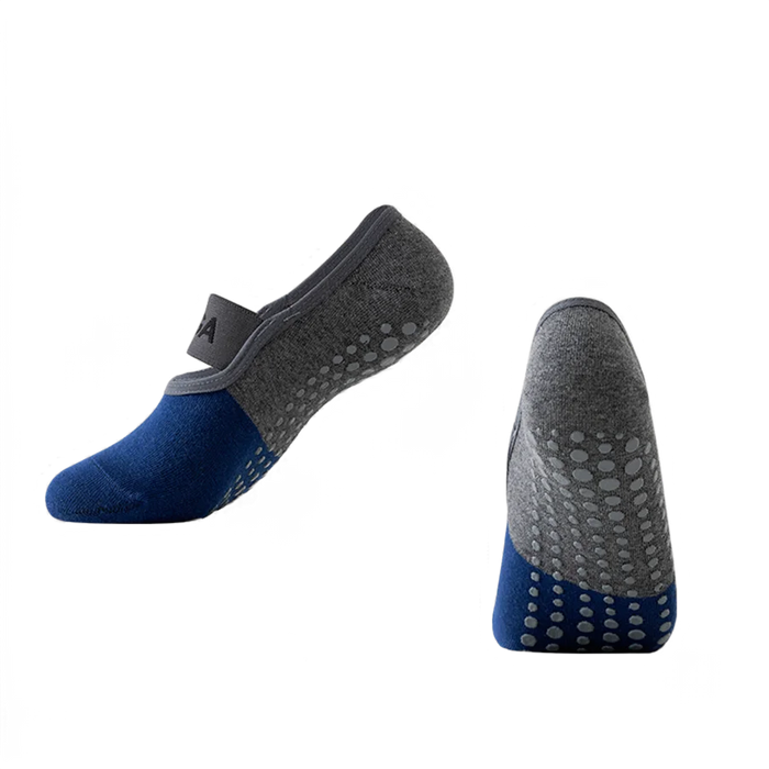 Patchwork colour pilates socks