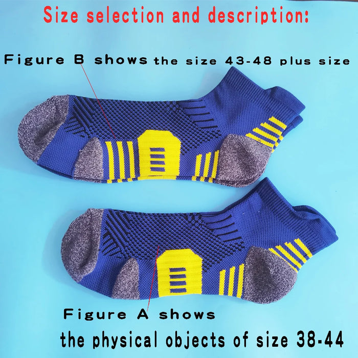 3/5Pairs Men's Sport Socks Breathable Outdoor Running