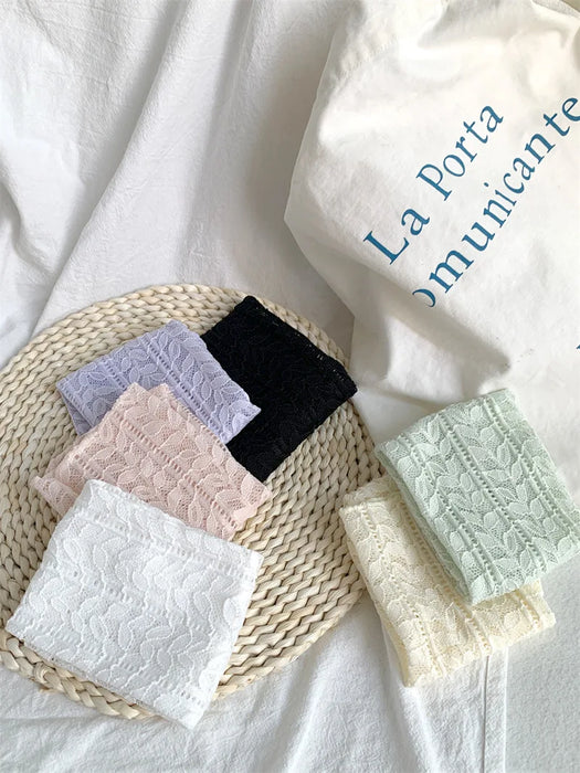 Summer Thin Hollow Breathable Loose Long Socks