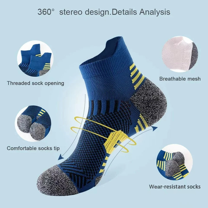 3/5Pairs Men's Sport Socks Breathable Outdoor Running