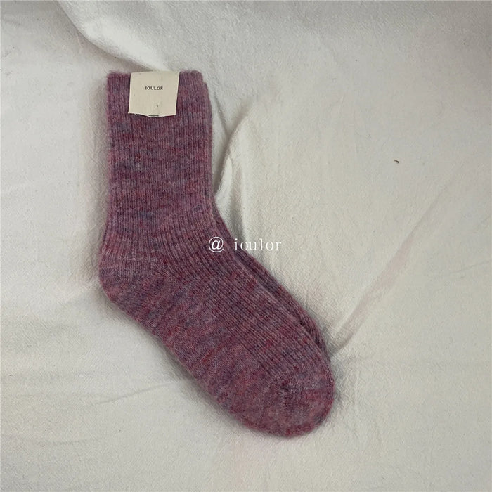 Thermal Women Socks 9% Wool Cashmere Thicken Warm Long Socks