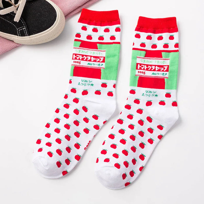 Fashion Streetwear Hip Hop Style Cartoon Socks