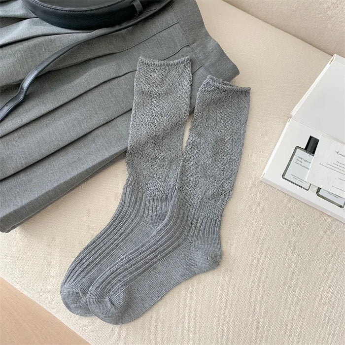 Ballet Wind Solid Color Stockings Socks