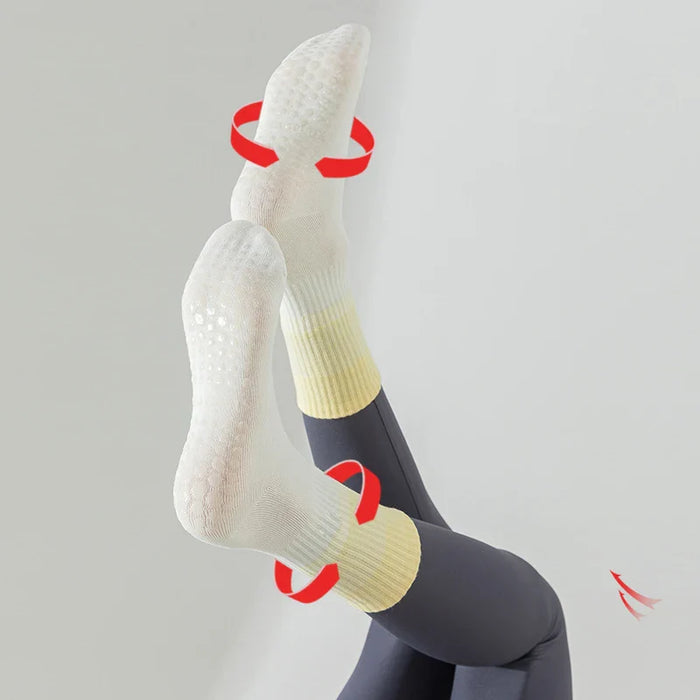 yoga-socks-womens-pilates-cotton-non-slip-silicone-indoor-fitness-dance-color-gradient-sports-socks