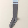 2-pairs-grip-pilates-socks-women-non-slip-yoga-fitness-calf-compression-socks-high-quality-cotton-running-sports-socks-ladies