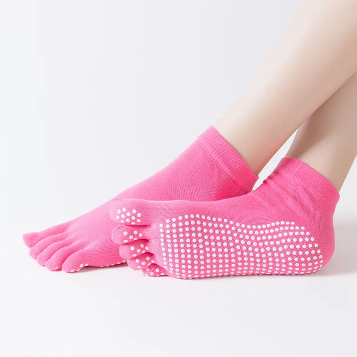 women-yoga-socks-non-slip-grips-cotton-pilates-socks-ladies-ballet-dance-sports-socks-for-yoga-fitness-workout-yoga-socks