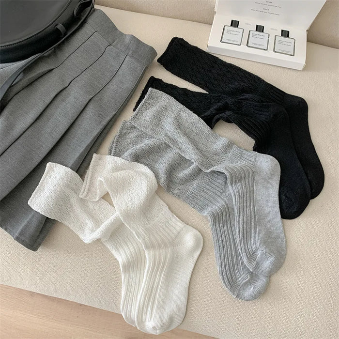 Ballet Wind Solid Color Stockings Socks