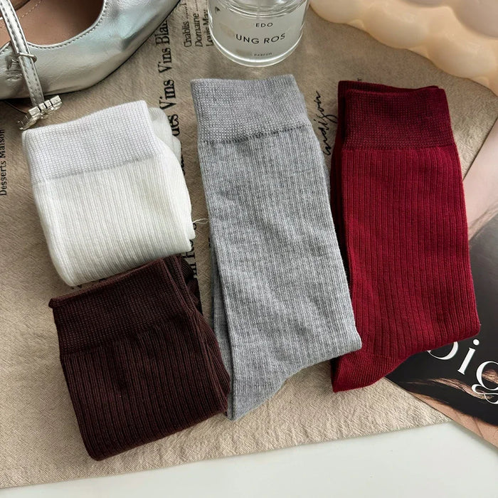 1/3 Pairs Korean Stripe Long Socks
