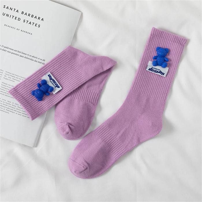 Blue Bear Socks Fun Sock
