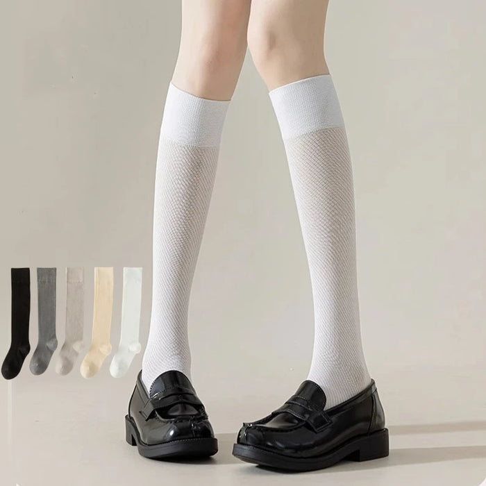 Long Tube Summer Cool Mid Calf Socks