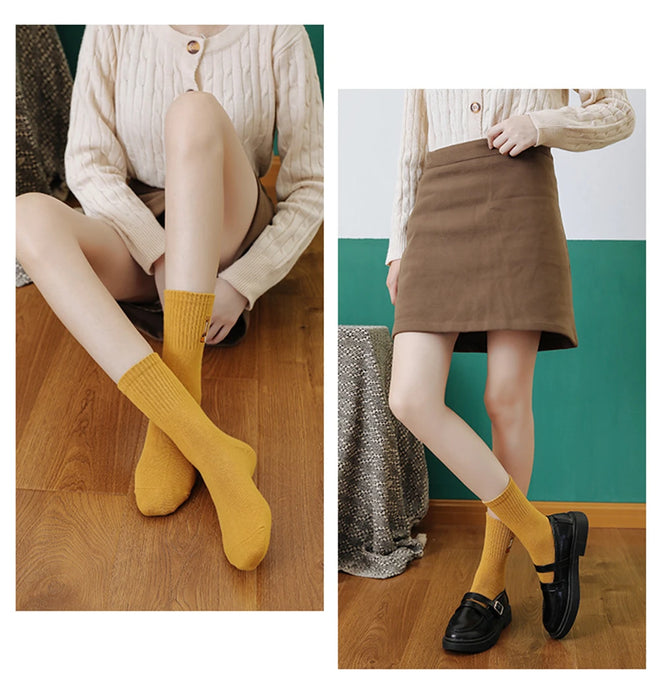 New Cute Embroidery Fox Cartoon Animal Socks
